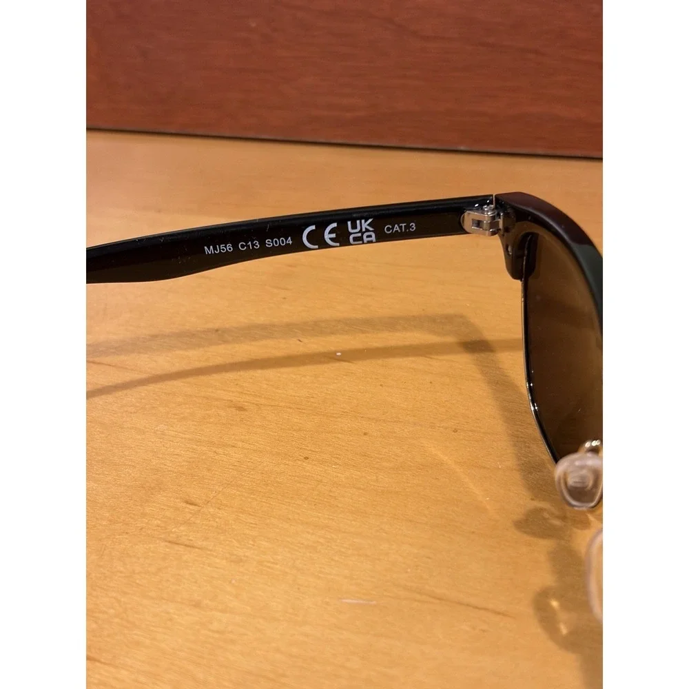 Half Frame Half Brow Sunglasses Shades Retro Vtg Inspired 2 Pairs Black Silver